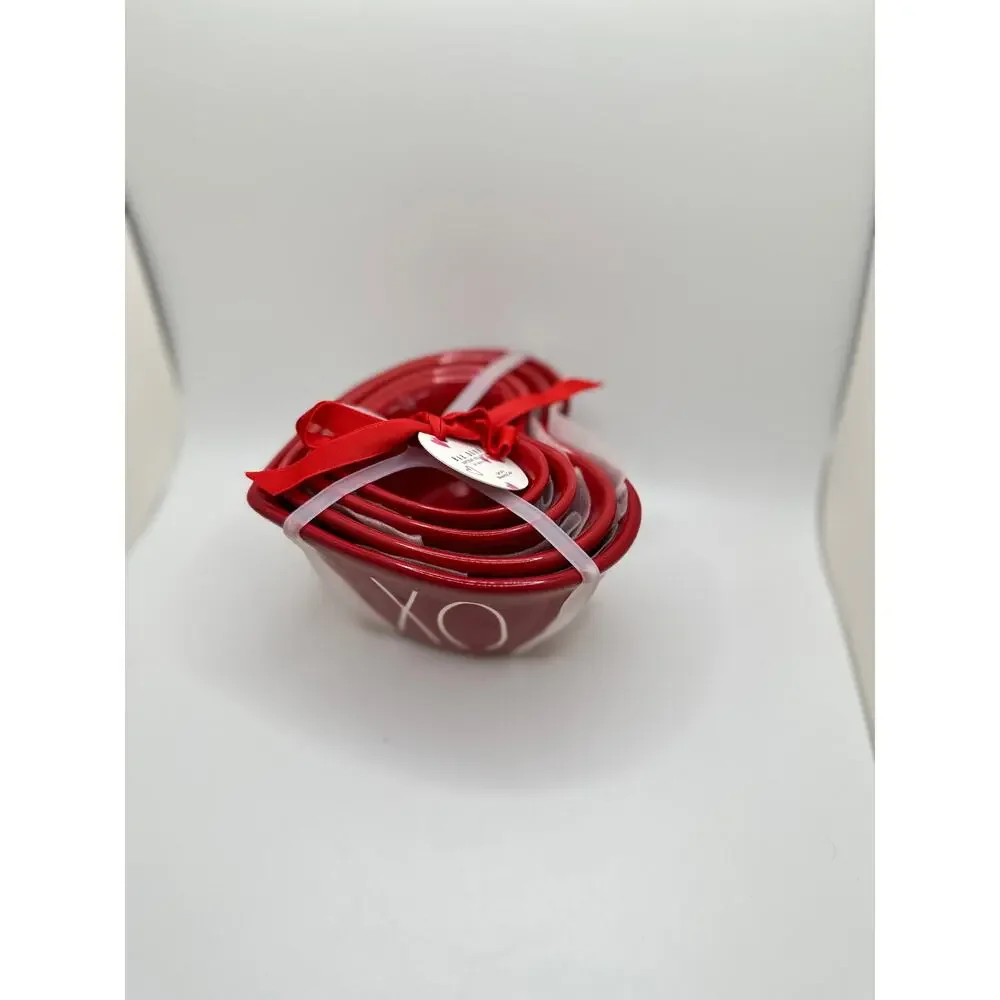 Rae Dunn Red Heart Valentine's Measuring Cups